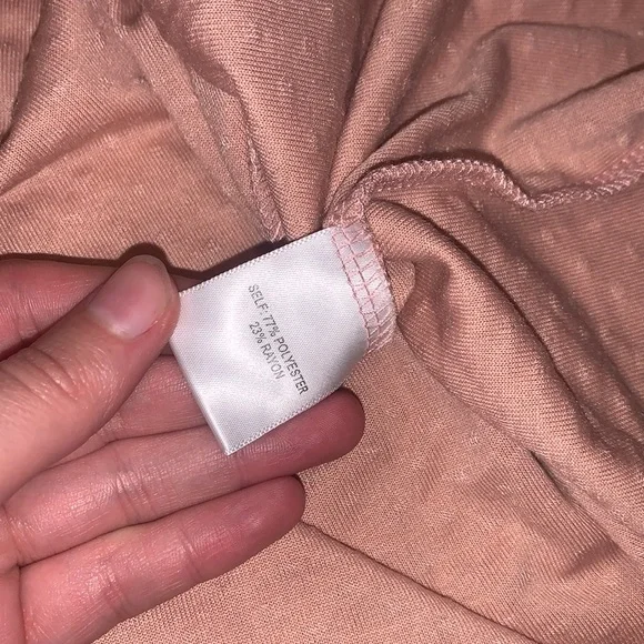 Rose and Olive | pink dotted tank size small - Picture 3 of 5